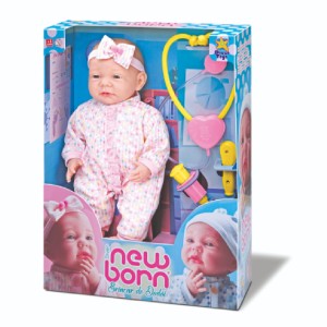 Boneca Diver New Born - Brincar De Dodoi - Menina