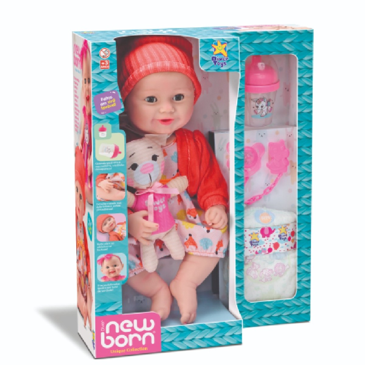 Diver New Born Unique Collection - Body Laranja