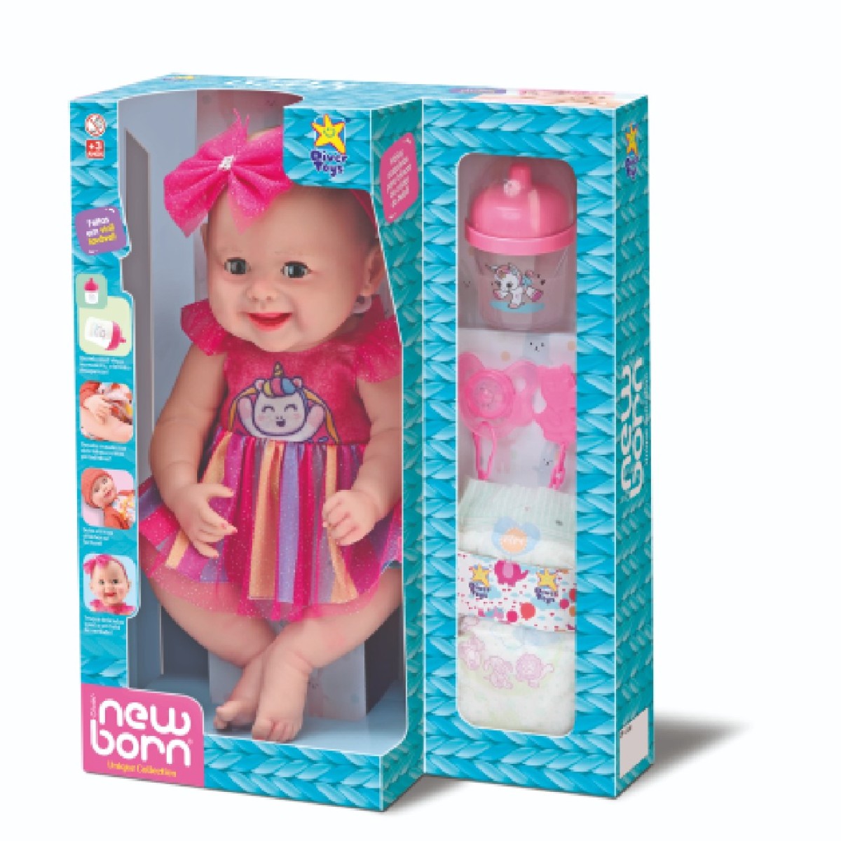 Diver New Born Unique Collection - Vestido Arco Iris