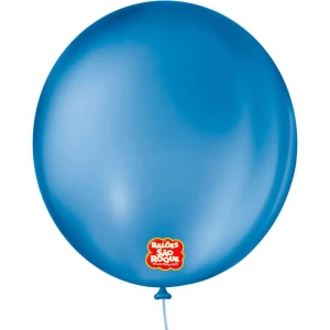 Balao 9 Liso Redondo Azul Cobalto