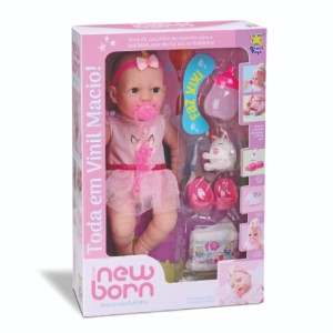 Boneca Diver New Born - Unicornio Fofinho