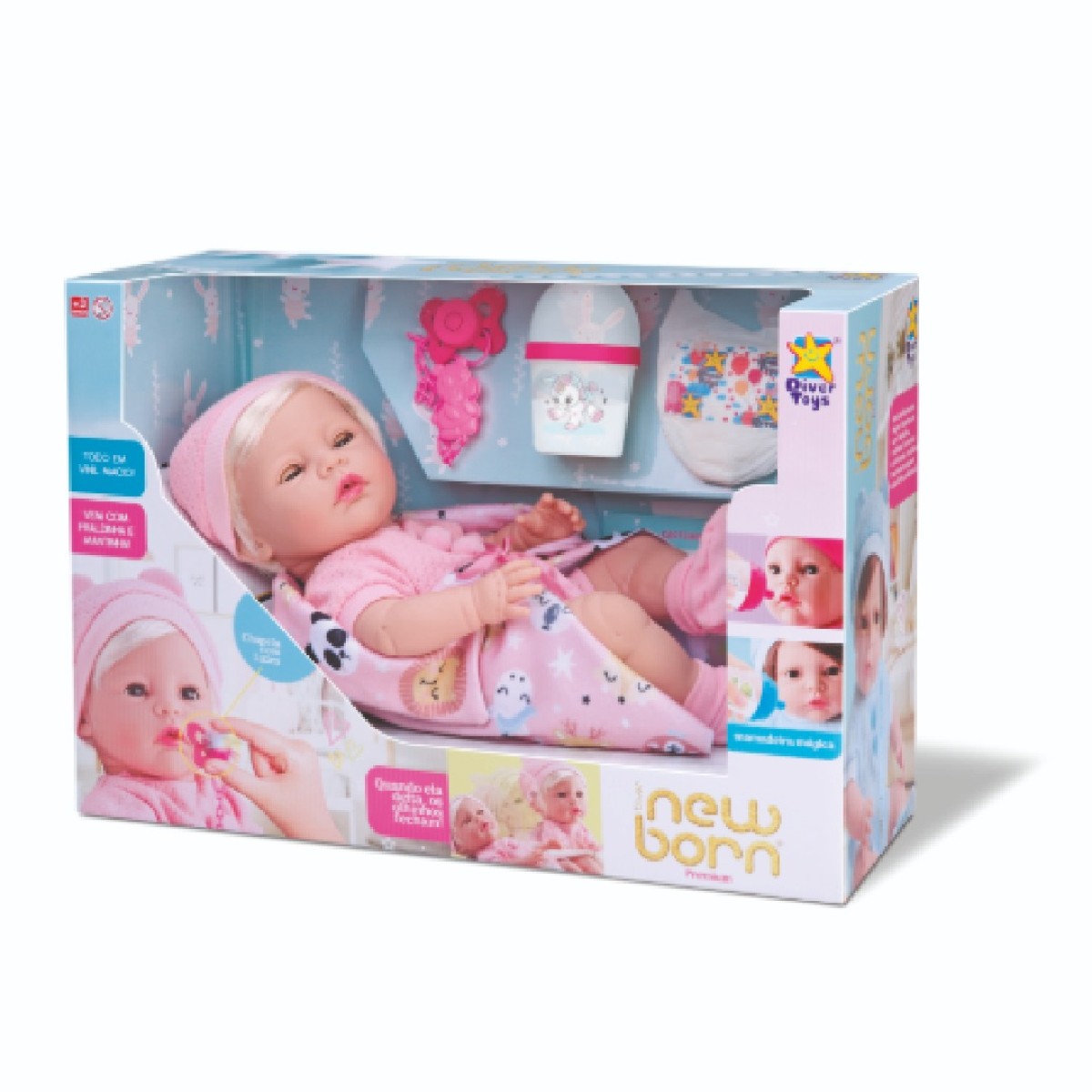 Diver New Born Premium - Menina (c/cabelo)