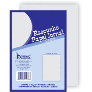 Bloco Para Rascunho Jornal 1/36 50fls
