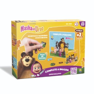 Masha E Urso Complete A Imagem (quebra-cabecas)