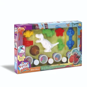 Diver Massa - Diver Dinos (massa De Modelar C/acess