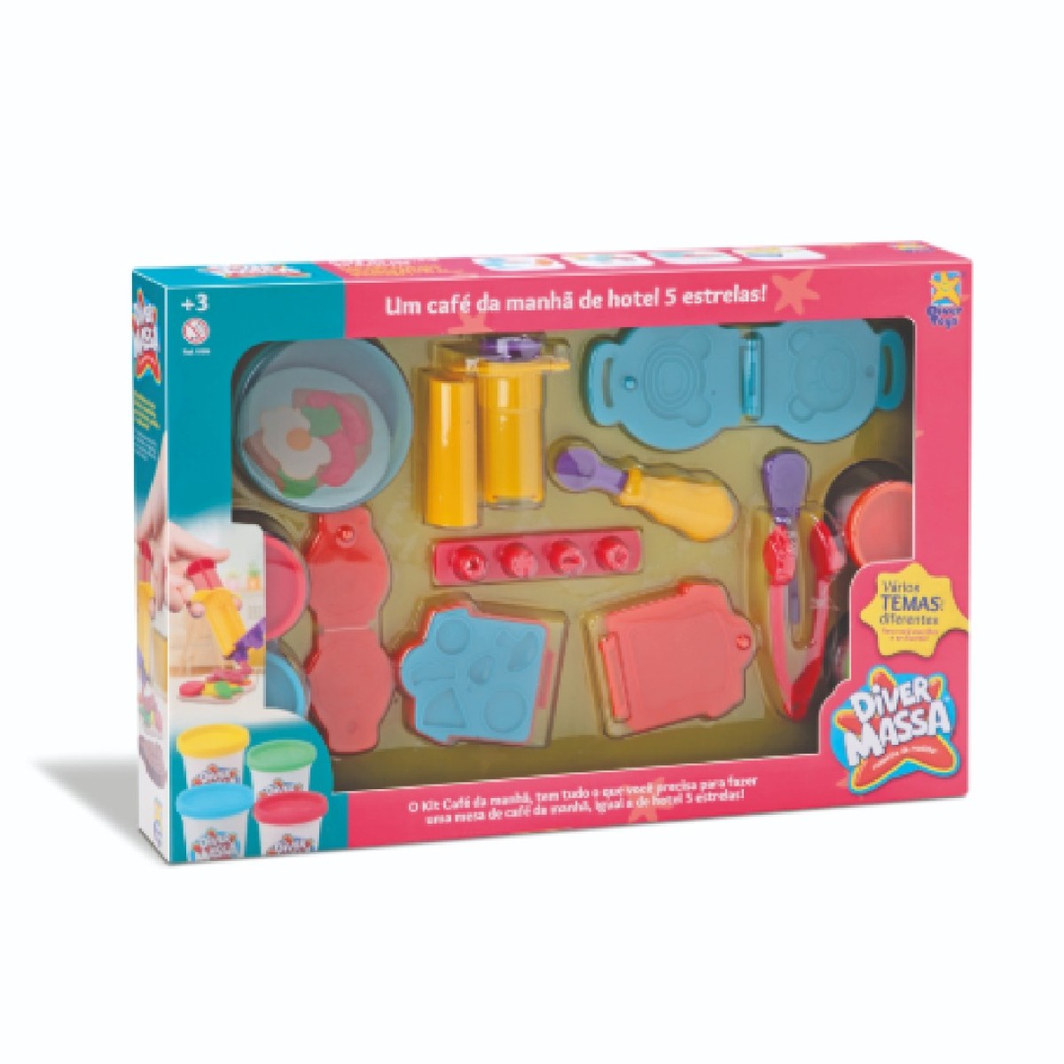 Diver Massa Kit Cafe Da Manha - Massa De Mod C/acess)