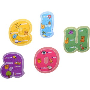 Brinquedo Pedagogico Vogais 15 Pecas-129745-53308