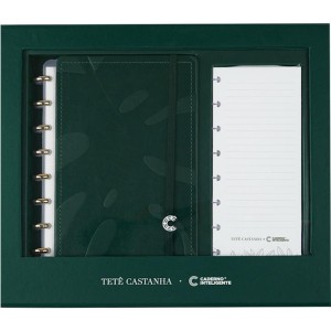 Caderno Inteligente A5 Tete Castanha 80fls+checklist