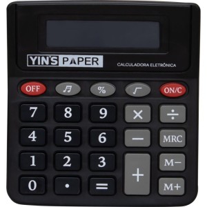 Calculadora De Mesa 8 Digitos Preto-129606-45771