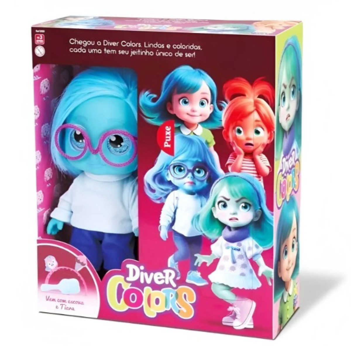 Boneca My Little Colors - Azul