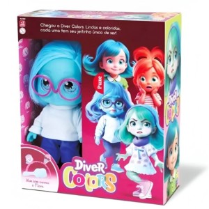 Boneca My Little Colors - Azul
