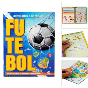 Copa Do Mundo Livro Futebol Ativid./adesivos