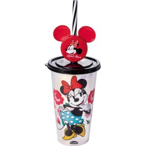 Copo Decorado Minnie Vermelha Fruta Cor 500m-128262-14591