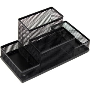 Acessorio Para Mesa Aramado 4 Reparticoes Preto