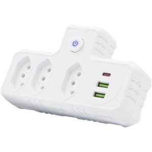 Adaptador Para Tomada Multifuncional Universal Bivol