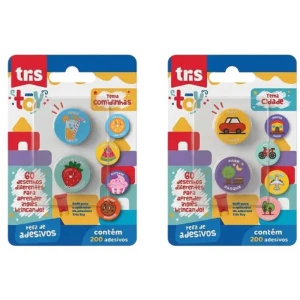 Adesivos Decorados Tris Toy Refil De Adesiv.c/200