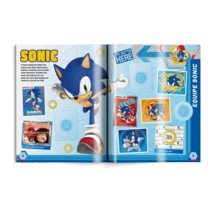 Album De Figurinhas Sonic The Hedgehog Brochura-128364-14567