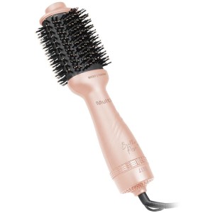 Escova De Cabelo Alisadora Secadora Brilho Rose 1300w Biv-128215-98064
