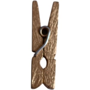 Artesanato Miniatura Pregador Ouro 2,5cm