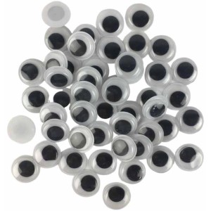 Artesanato Olho Movel 15mm Preto