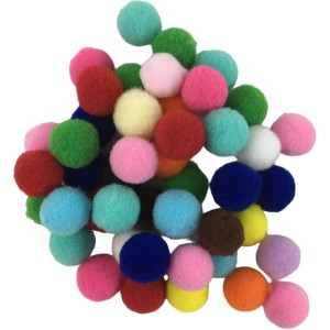 Aviamento Pompom Multicolor.2 20mm C/100unid.