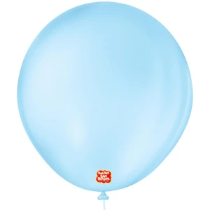 Balao 7 Liso Redondo Azul Baby