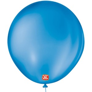 Balao 7 Liso Redondo Azul Cobalto