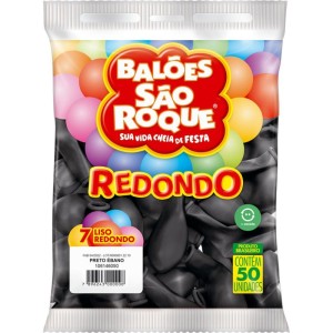 Balao 7 Liso Redondo Preto Ebano-129439-53606