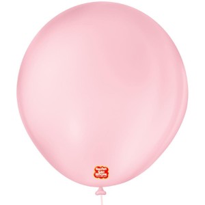 Balao 7 Liso Redondo Rosa Baby