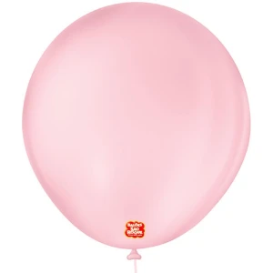 Balao 7 Liso Redondo Rosa Baby