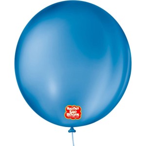 Balao 9 Liso Redondo Azul Cobalto
