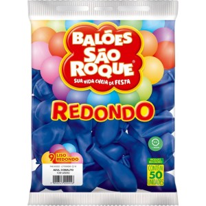 Balao 9 Liso Redondo Azul Cobalto-129457-58428