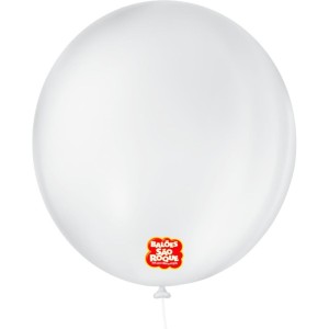Balao 9 Liso Redondo Branco Polar