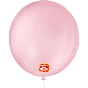 Balao 9 Liso Redondo Rosa Baby