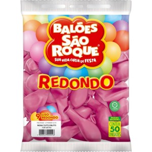 Balao 9 Liso Redondo Rosa Tutti-frutti-129454-93526