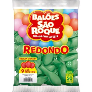 Balao 9 Liso Redondo Verde Maca-129460-93186