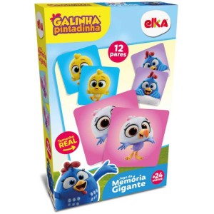 Jogo Da Memoria Galinha Pintadinha Gigan.12pcs-129540-76730