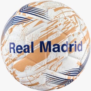 Bola De Futebol Real Madrid N.5 Azul/dourado-127989-38425