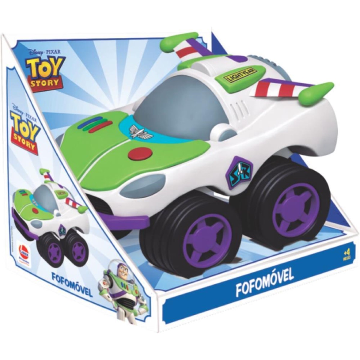 Boneco E Personagem Toy Story Buzz Fofomovel Vinil