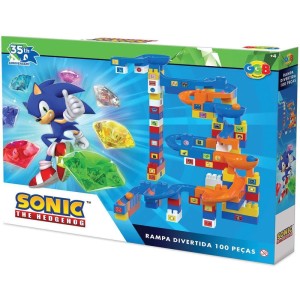 Brinquedo Para Montar Sonic Rampa Divertida 100pcs-129803-20109