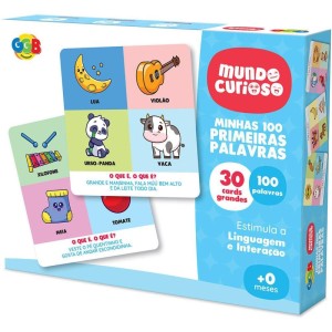 Brinquedo Pedagogico Minhas 100 Primeiras Palavras