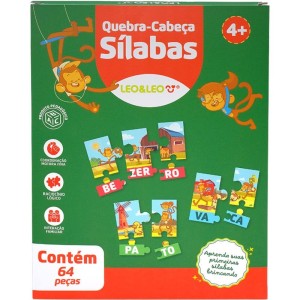 Brinquedo Pedagogico Silabas 64 Pecas-129744-26503