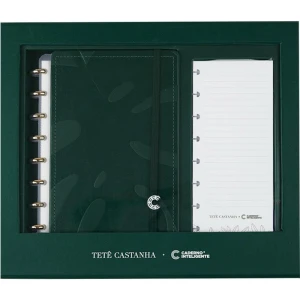 Caderno Inteligente A5 Tete Castanha 80fls+checklist