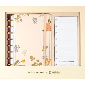 Caderno Inteligente A5 Tete Castanha 80fls+checklist