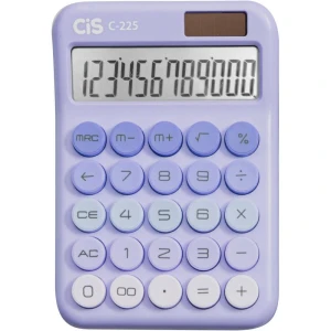 Calculadora De Mesa 12 Dig. Mod C-225 Lilas