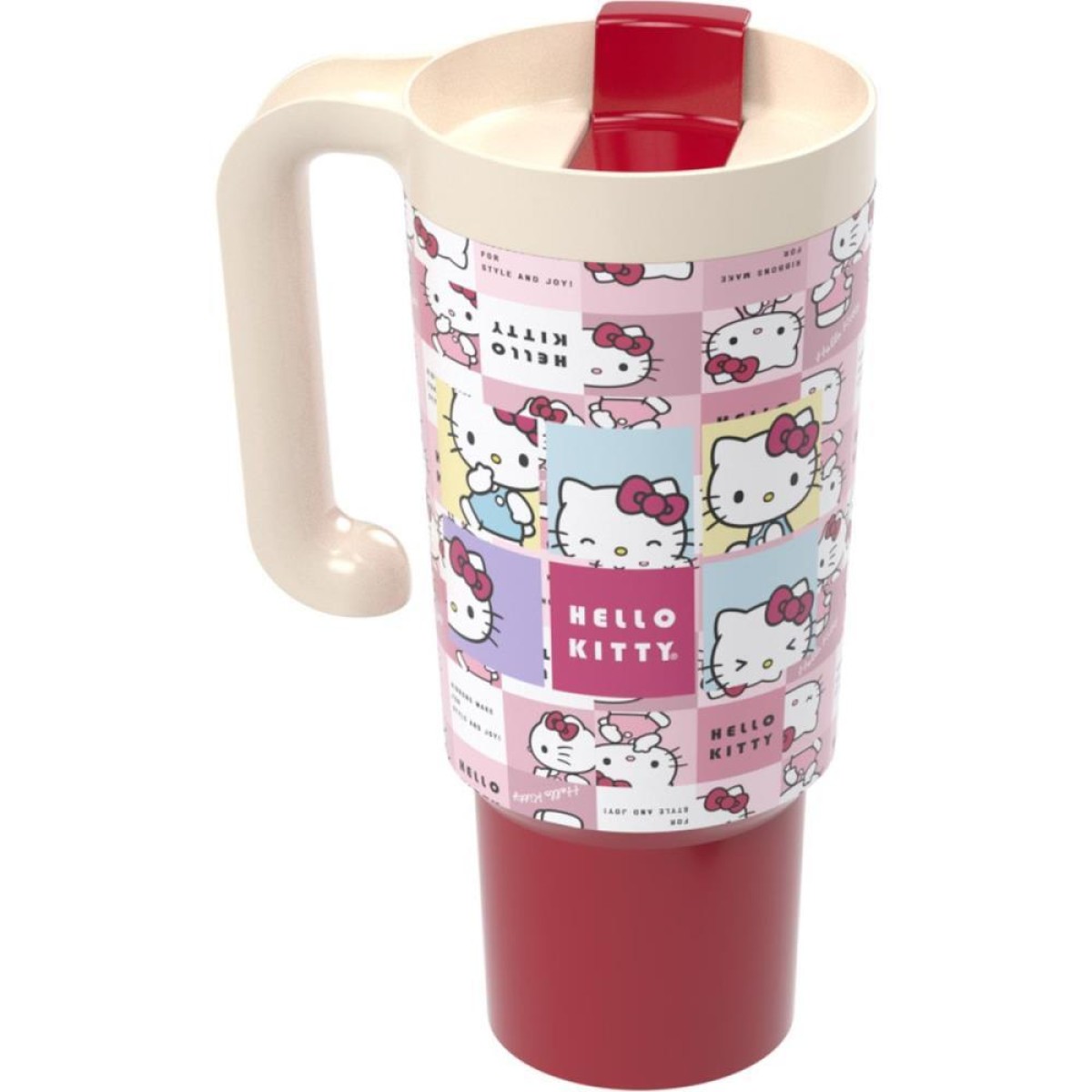 Caneca Decorada Hello Kitty Tumbler C/canudo 6