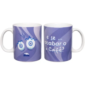 Caneca Decorada Humor Medo 330ml