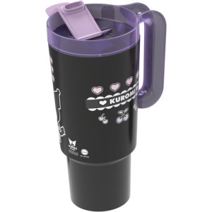 Caneca Decorada Kuromi Tumbler C/canudo 650ml