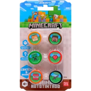 Carimbo Pedagogico Minecraft Decorado Autotintado