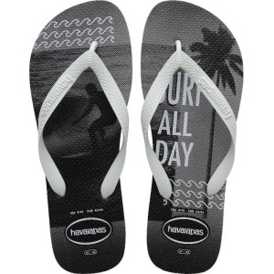 Chinelo Havaianas Masculino Top Athletic 39/0 Cz/pt/branco